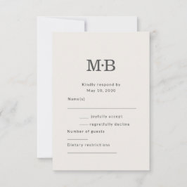 RSVP Cartão de Confirmação de Presença para Casamento S