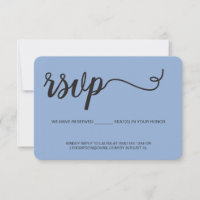 Cartão de Contato Moderno "E-RSVP"