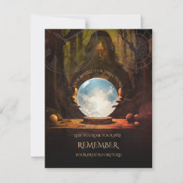 RSVP Cartão de Encaminhamento de Halloween do Fortune T