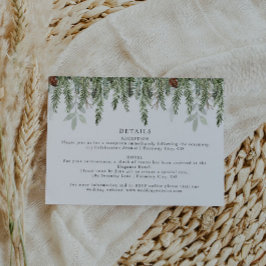 RSVP Cartão de Invólucro Rustic Holiday