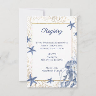 RSVP Cartão de Registro de Casamento com Código QR Náut