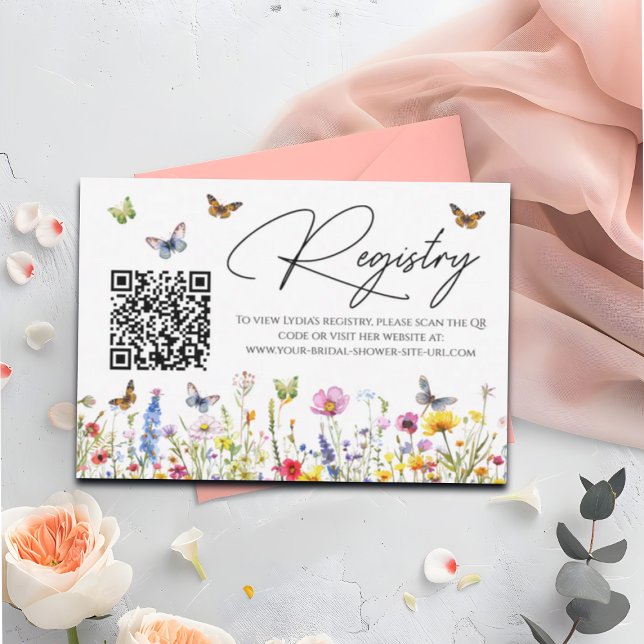RSVP Cartão de Registro de Código QR do Chá de panela W (Criador carregado)