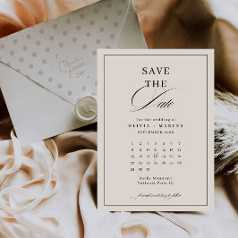 RSVP Cartão de Salvar a Data de Casamento com Monograma