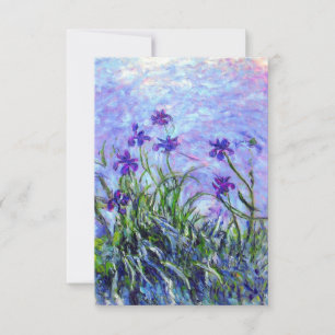 RSVP Cartão Monet Lilac Irises