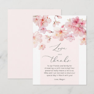 RSVP Cartão personalizado Sakura