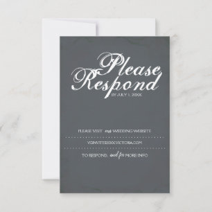RSVP Cartão RSVP, Site de Casamento