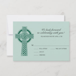 RSVP Cartão RVSP Cruz