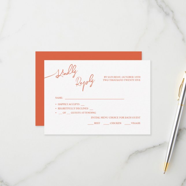 RSVP Cartões Casamento Boho-chic, cores pastel. (Frente/Verso In Situ)