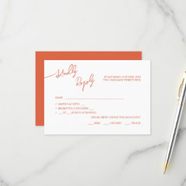 RSVP Cartões Casamento Boho-chic, cores pastel.