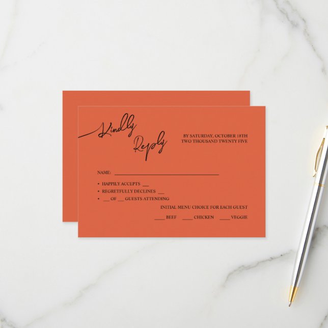 RSVP Cartões Casamento Boho-chic, cores pastel. (Frente/Verso In Situ)