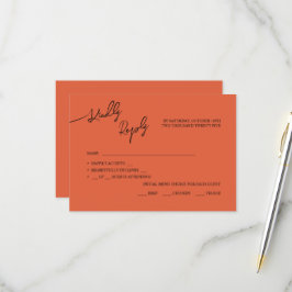 RSVP Cartões Casamento Boho-chic, cores pastel.