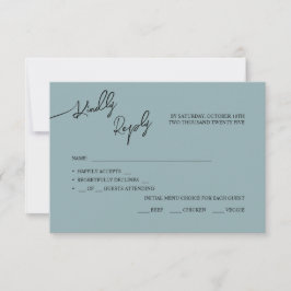 RSVP Cartões Casamento Boho-chic, cores pastel.