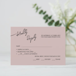 RSVP Cartões Casamento Boho-chic, cores pastel.