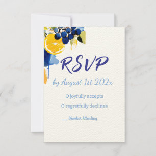 RSVP Cartões "La Dolce Vita"