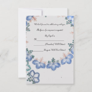 RSVP Casamento Antiquado Japonês Imari Azul
