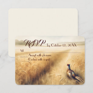 RSVP Casamento do Faisão de Outono