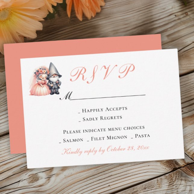 RSVP Casamento dos Gnomos do Jardim | Verão de Ora (Criador carregado)