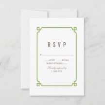 RSVP Casamento Greenery Deco Chic
