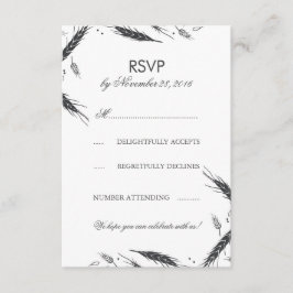RSVP Casamento Outono Trigo