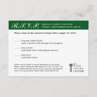 RSVP corporativo de eventos de gala comercial Ever
