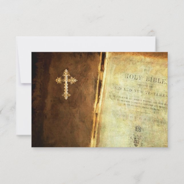 RSVP da Bíblia Sagrada e Escolha de Árvore (Frente)