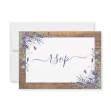 RSVP da Madeira de Script Eucalyptus da Lavanda ru