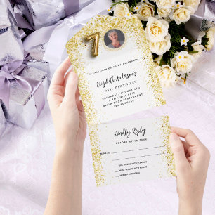 RSVP de 70 de foto de ouro branco