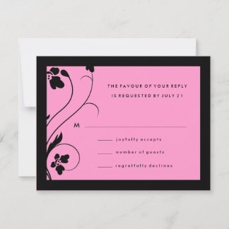 RSVP de Alto Nível Floral 311 | Apenas Rosa