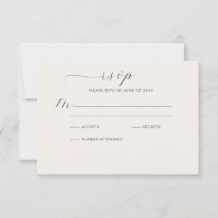 RSVP de Ampersand Floral de Linha Dourada e Tabula