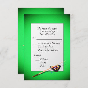 RSVP de Bilhares com opção de entrada