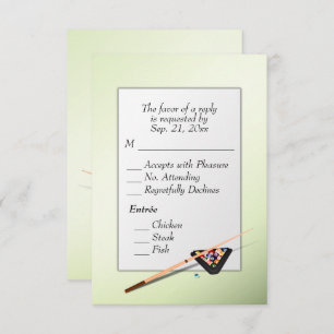 RSVP de Bilhares com opção de entrada