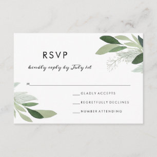RSVP de Blush de Jardim