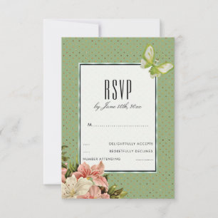 RSVP de Borboleta de Líquidos & Gem