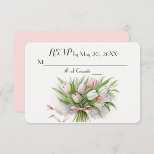 RSVP de Buquê de Casamento de Tulip