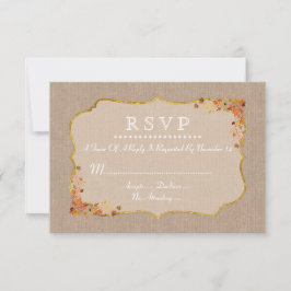 RSVP de Canvas de Linen