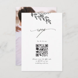 RSVP de Casamento com Código QR e Foto