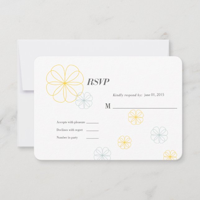 RSVP de Casamento de Amor Infinito (Frente)