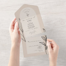 RSVP de Casamento de Arch Tan