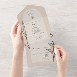 RSVP de Casamento de Arch Tan