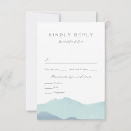 RSVP de Casamento de Cordilheira