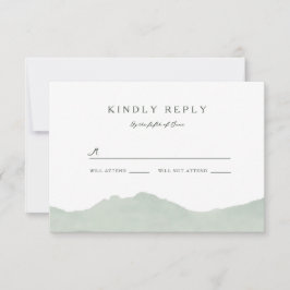 RSVP de Casamento de Cordilheira