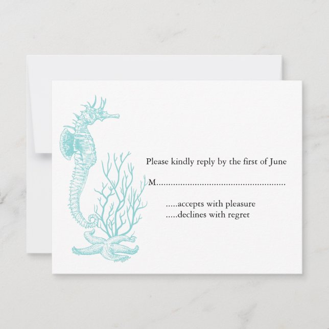 RSVP de Casamento de Destino (Frente)