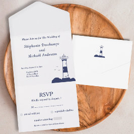 RSVP de Casamento de Farol