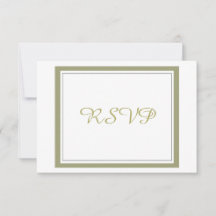 RSVP de Casamento de Fronteira Dourada