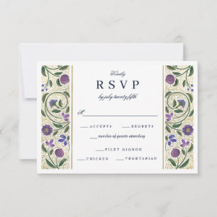 RSVP de Casamento de Fronteira Iluminado