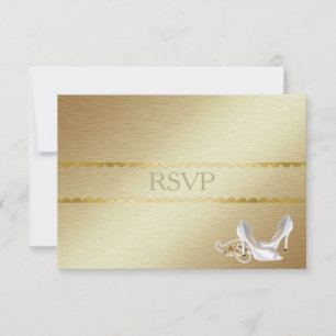 RSVP de Casamento de gay elegante