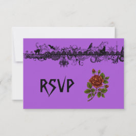 RSVP de Casamento de Halloween