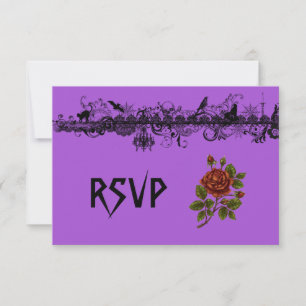 RSVP de Casamento de Halloween