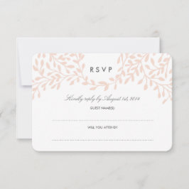 RSVP de Casamento de Jardim Secreto - Escamudo