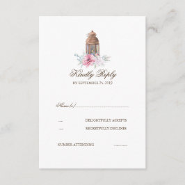 RSVP de Casamento de Lanterna